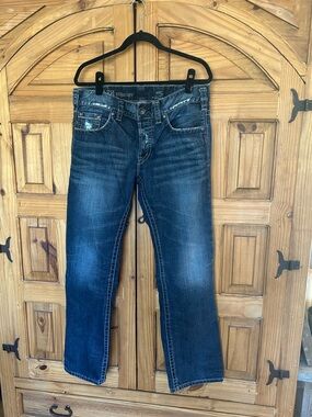 SILVER JEANS Nash Straight 34X34